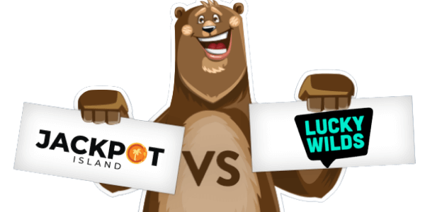 Jackpot Island vs Lucky Wilds Casino