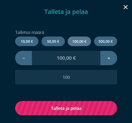 Platin Casino talletus