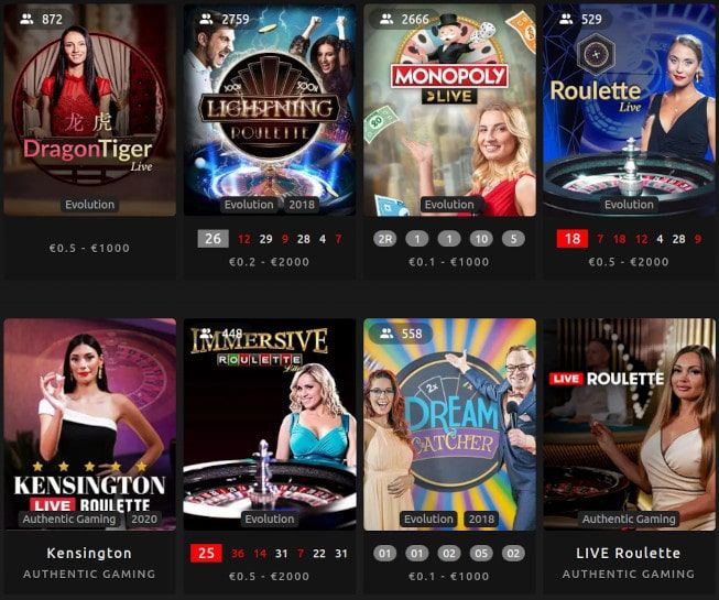 VIPs casino live pelit