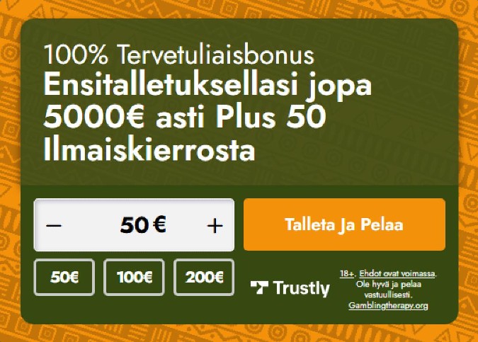 Casimba Casino bonus