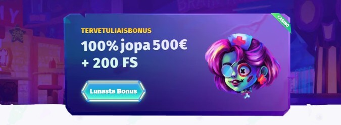 Casombie Casino bonus