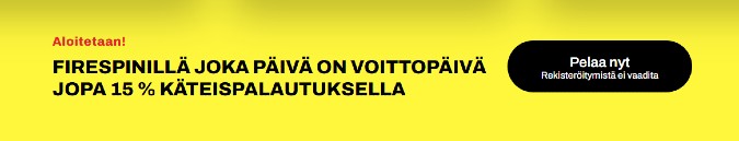 FireSpin päivittäinen käteispalautus