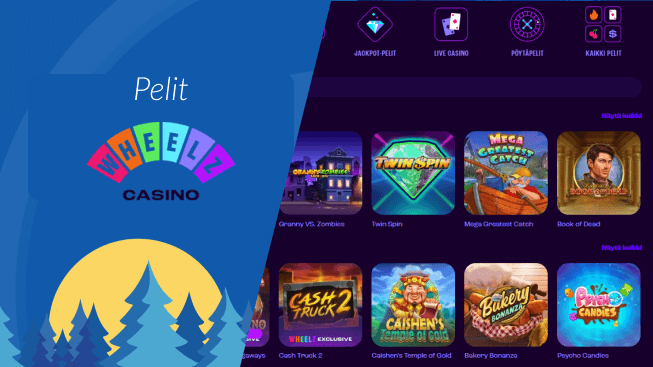 Wheelz Casino pelit