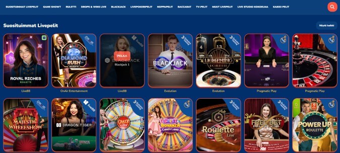 Buusti Live Casino