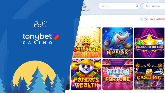 Tonybet Casino pelit