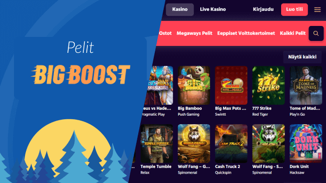 Big Boost Casino pelit