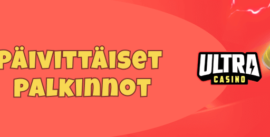 Päivittäiset palkinnot Ultra Casinolta