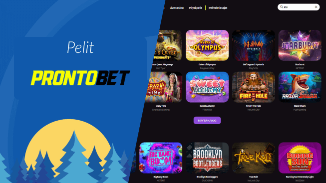 ProntoBet Casino pelit