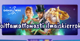 Rajoittamattomasti ilmaiskierroksia GalacticWins