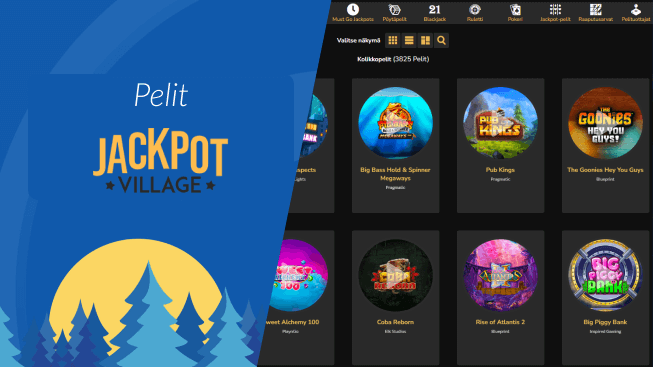 Jackpot Village Casino pelit