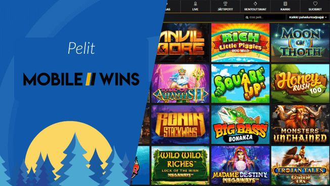 Mobile Wins Casino pelit