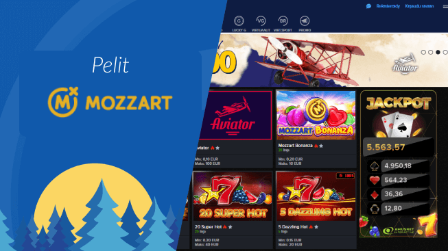 Mozzart Casino pelit