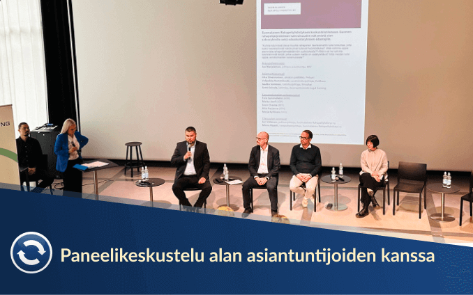 Paneelikeskustelu alan asiantuntijoiden kanssa