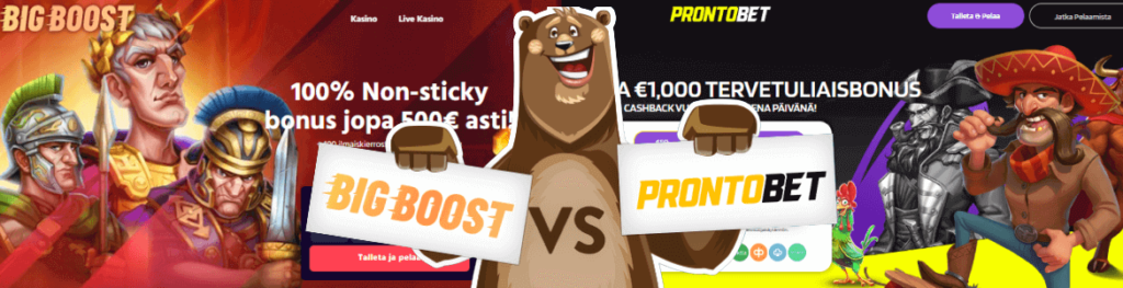 ProntoBet vertailussa Big Boost