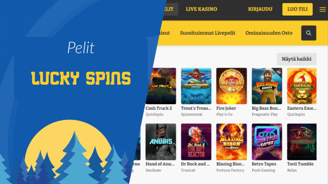 Lucky Spins Casino pelit