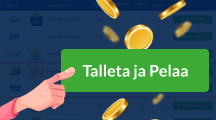 Klikkaa etusivulta ”Talleta ja Pelaa” tai vastaavaa painiketta.