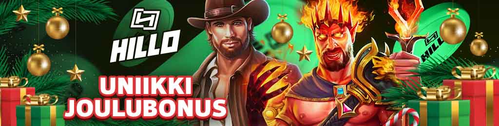 Hillo Casino eksklusiivinen joulutarjous
