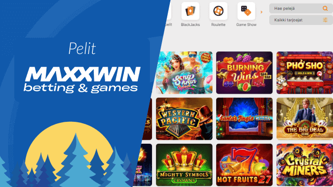 MaxxWin Casino pelit