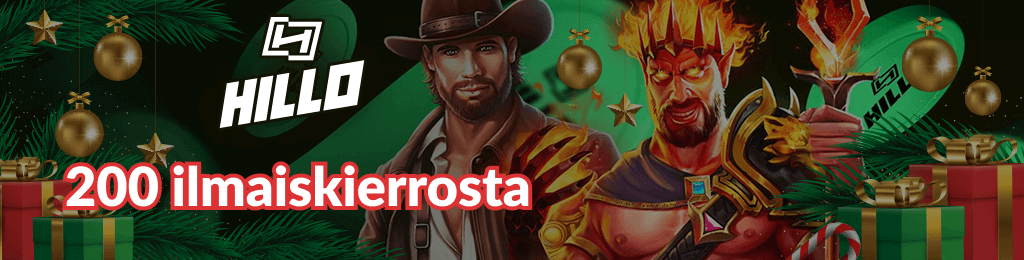 Hillo Casino eksklusiivinen joulutarjous
