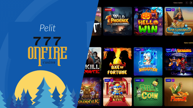 777Onfire Casino pelit