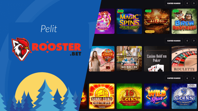 Rooster Bet Casino pelit