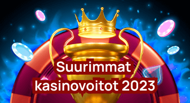 Suurimmat kasinovoitot vuonna 2023