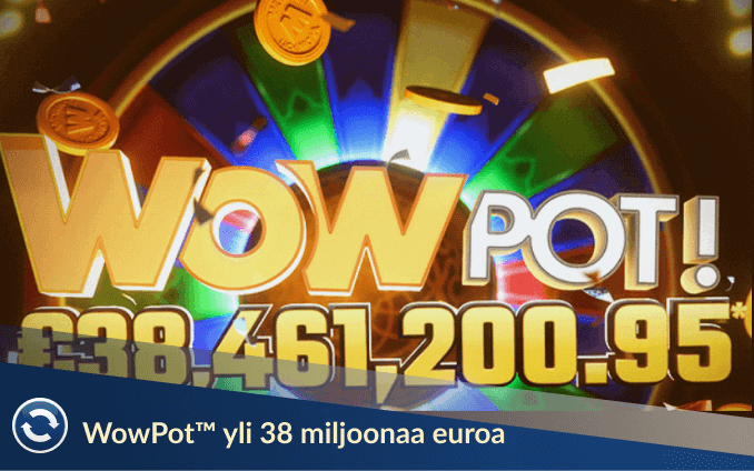 WowPot yli 38 miljoonaa euroa