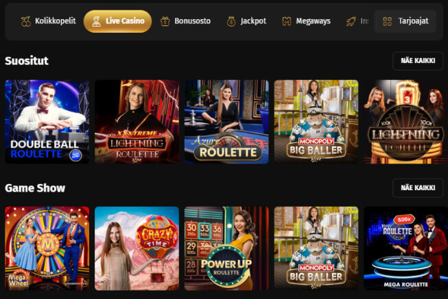 FortunePlay Casino live pelit
