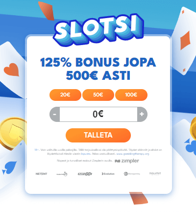 Slotsi Casino talletus