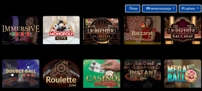 Viking Spin Casino live pelit