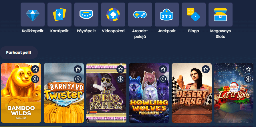 BetCoco Casino pelit