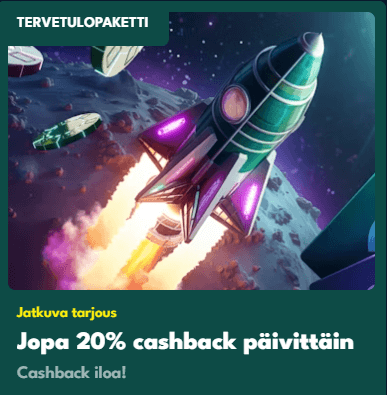 Raketti Kasino bonus