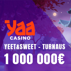 Yeet&Sweet - suosittu kolikkopeliturnaus Yaa Casinolla
