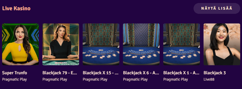 Possu Casino live pelit