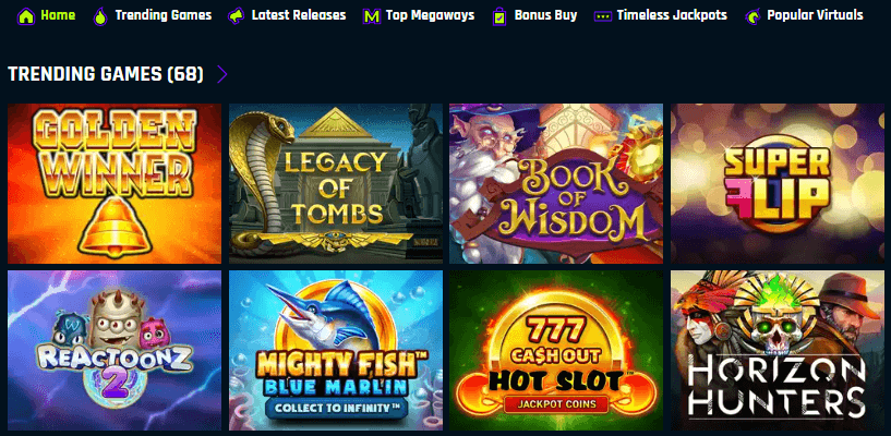 Rise of Bets Casino pelit