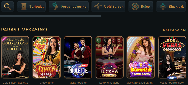 Talismania Casino live pelit