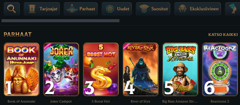 Talismania Casino pelit