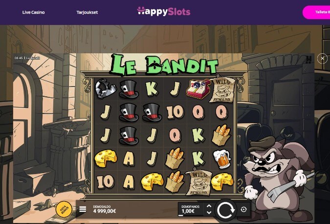 HappySlots Casino pelivalikoima