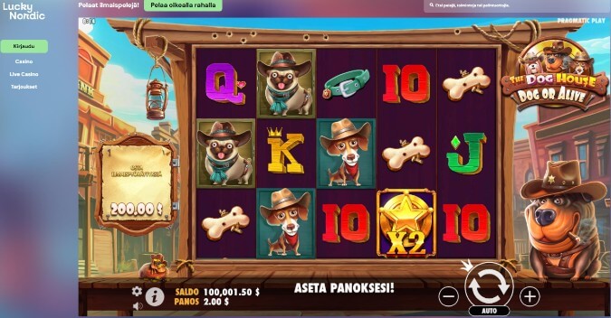 Lucky Nordic Casino pelit
