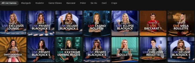 Spin Live Casino
