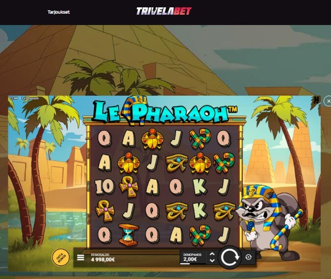 Trivelabet Casino pelit