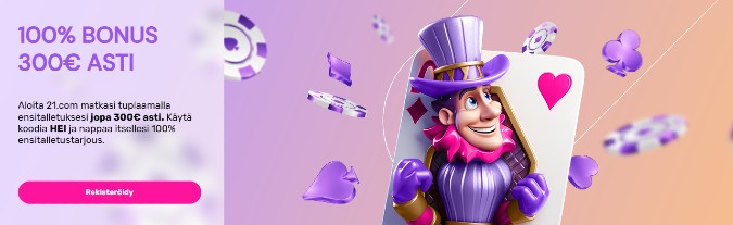 21.com bonuskoodi