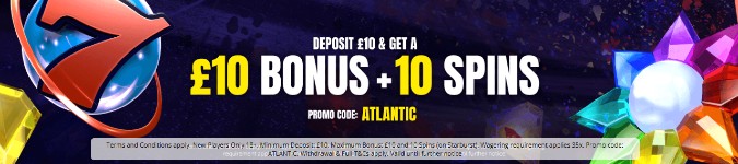 Atlantic Spins bonuskoodi