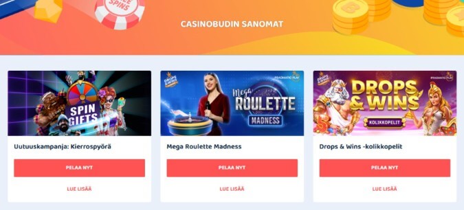 Casinobud bonus