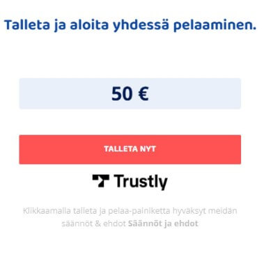 Casinobud talletus