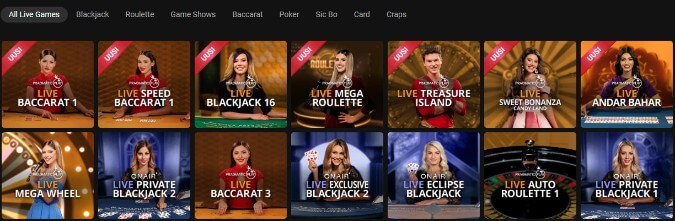 Lucky Nugget Live Casino