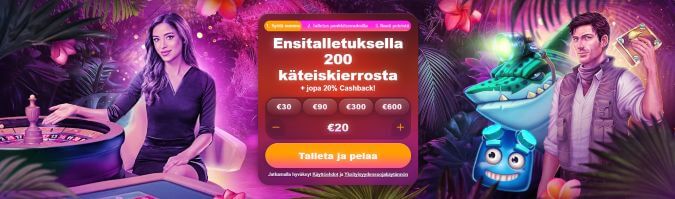 Paratiisi Kasino bonus