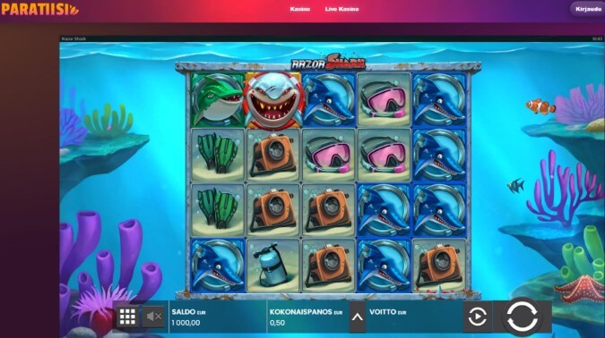 Paratiisi Casino pelit