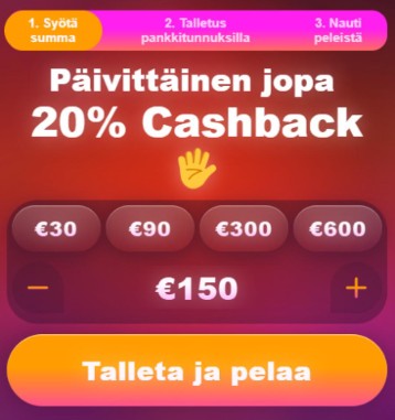 Paratiisi Casino talletus