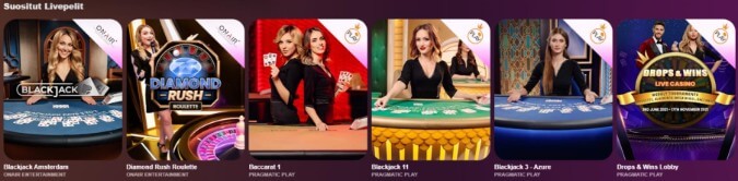 Paratiisi Kasino Live Casino